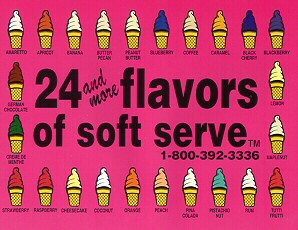 24 Flavors of Soft Serve Logo